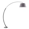 Evelyna Vloerlamp Grey/Chrome/Black - Lucande - Koop Online -Lucande 42510965618451