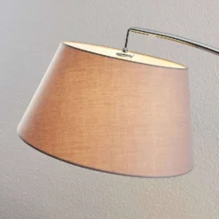 Evelyna Vloerlamp Grey/Chrome/Black - Lucande - Koop Online -Lucande 42510965618456