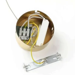 Hayley 1 Hanglamp Ø9 Clear/Gold - Lucande - Koop Online -Lucande 42510965624396