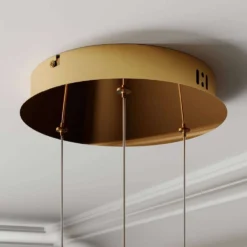 Hayley 3 Hanglamp Clear/Gold - Lucande - Koop Online -Lucande 42510965624533