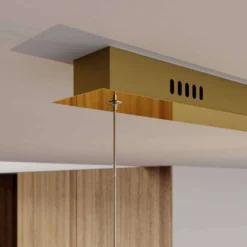 Hayley 5 Line Hanglamp Clear/Gold - Lucande - Koop Online -Lucande 42510965624913