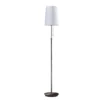Pordis Vloerlamp Chrome/White - Lucande - Koop Online -Lucande 42510965634501