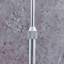 Pordis Vloerlamp Chrome/White - Lucande - Koop Online -Lucande 42510965634505