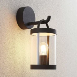Cassian Buiten Wandlamp IP54 Dark Grey - Lucande - Koop Online -Lucande 42510965652182 2