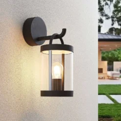 Cassian Buiten Wandlamp IP54 Dark Grey - Lucande - Koop Online -Lucande 42510965652183 1