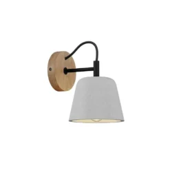 Kalinda Wandlamp Grey/Oak - Lucande - Koop Online