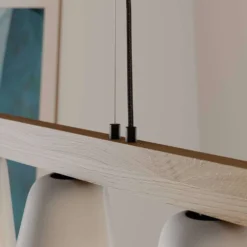 Kalinda Hanglamp Grey/Oak - Lucande - Koop Online -Lucande 42510965665505