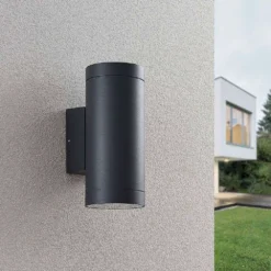 Thomke Buiten Wandlamp Dark Grey - Lucande - Koop Online -Lucande 42510965693225