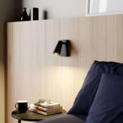 Angelina Wandlamp Black/Gold - Lucande - Koop Online -Lucande 4251096569780lucande angelina strahler schwarz gold3