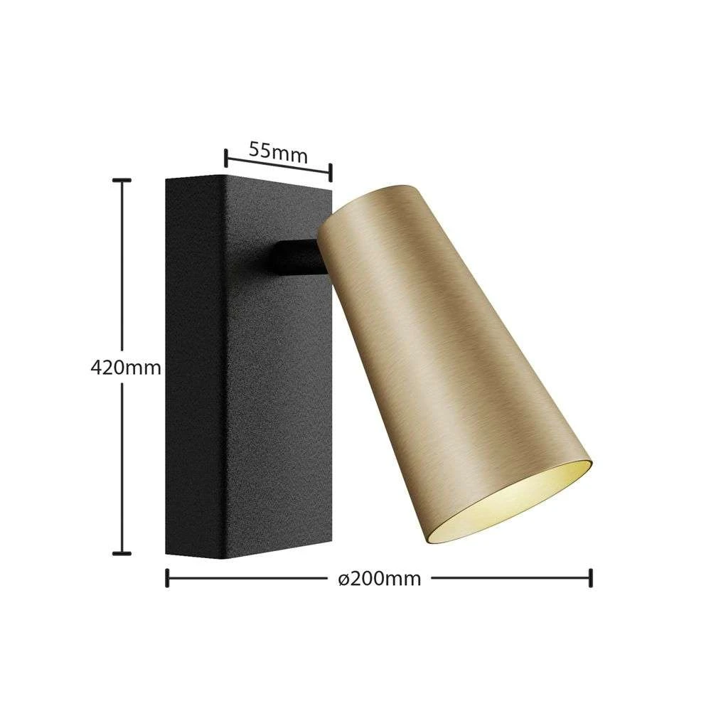 Angelina Wandlamp Brass/Gold - Lucande - Koop Online 4 Angelina Wandlamp Brass/Gold - Lucande - Koop Online - Afbeelding 2