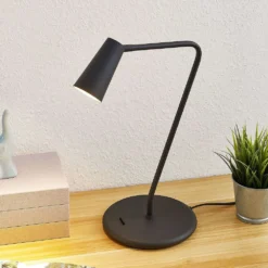 Angelina Taffellamp Black/Gold - Lucande - Koop Online -Lucande 4251096569889lucande angelina tischleuchte schwarz gold3