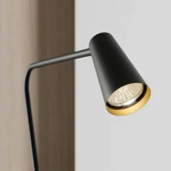 Angelina Vloerlamp Black/Gold - Lucande - Koop Online -Lucande 42510965699025