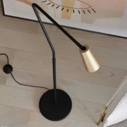 Angelina Vloerlamp Brass/Gold - Lucande - Koop Online -Lucande 42510965699193