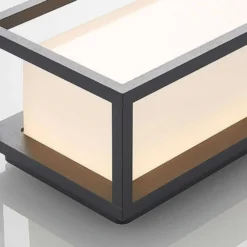 Ilirian Buiten Wandlamp Graphite/White - Lucande - Koop Online -Lucande 42510965731384