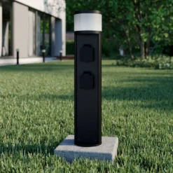 Corban LED Buiten Tuinlamp W/2 Power Strip Graphite - Lucande - Koop Online -Lucande 42510965738553