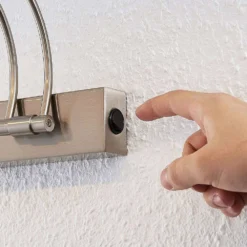 Dimitrij Wandlamp Nickel - Lucande - Koop Online -Lucande 42510965745555