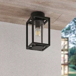 Ferda Buiten Plafondlamp Graphite - Lucande - Koop Online -Lucande 42510965761225