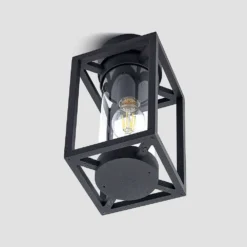Ferda Buiten Plafondlamp Graphite - Lucande - Koop Online -Lucande 42510965761226