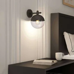 Dustian Wandlamp - Lucande - Koop Online -Lucande 4251096580259lucande dustian wandleuchte glaskugel4