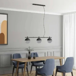 Dustian 3 Hanglamp - Lucande - Koop Online -Lucande 4251096580303lucande dustian haengeleuchte 3 fl 124 cm3