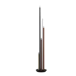 Stoika Vloerlamp Black/Alu/Brown - Lucande - Koop Online