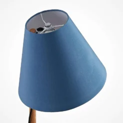 Jinda Taffellamp Blue/Wood - Lucande - Koop Online -Lucande 4251096593396jinda bordlampe4