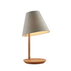 Jinda Taffellamp Grey/Wood - Lucande - Koop Online