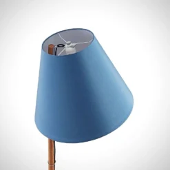 Jinda Vloerlamp Blue/Wood - Lucande - Koop Online -Lucande 4251096593433jinda gulvlampe4