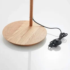 Jinda Vloerlamp White/Wood - Lucande - Koop Online -Lucande 4251096593457jinda gulvlampe5