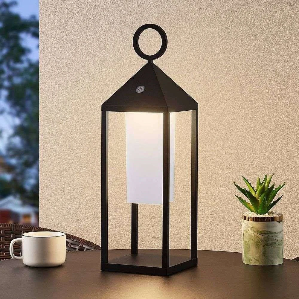 Miluma LED Portable Buiten Lamp H54 Black - Lucande - Koop Online 5 Miluma LED Portable Buiten Lamp H54 Black - Lucande - Koop Online - Afbeelding 3