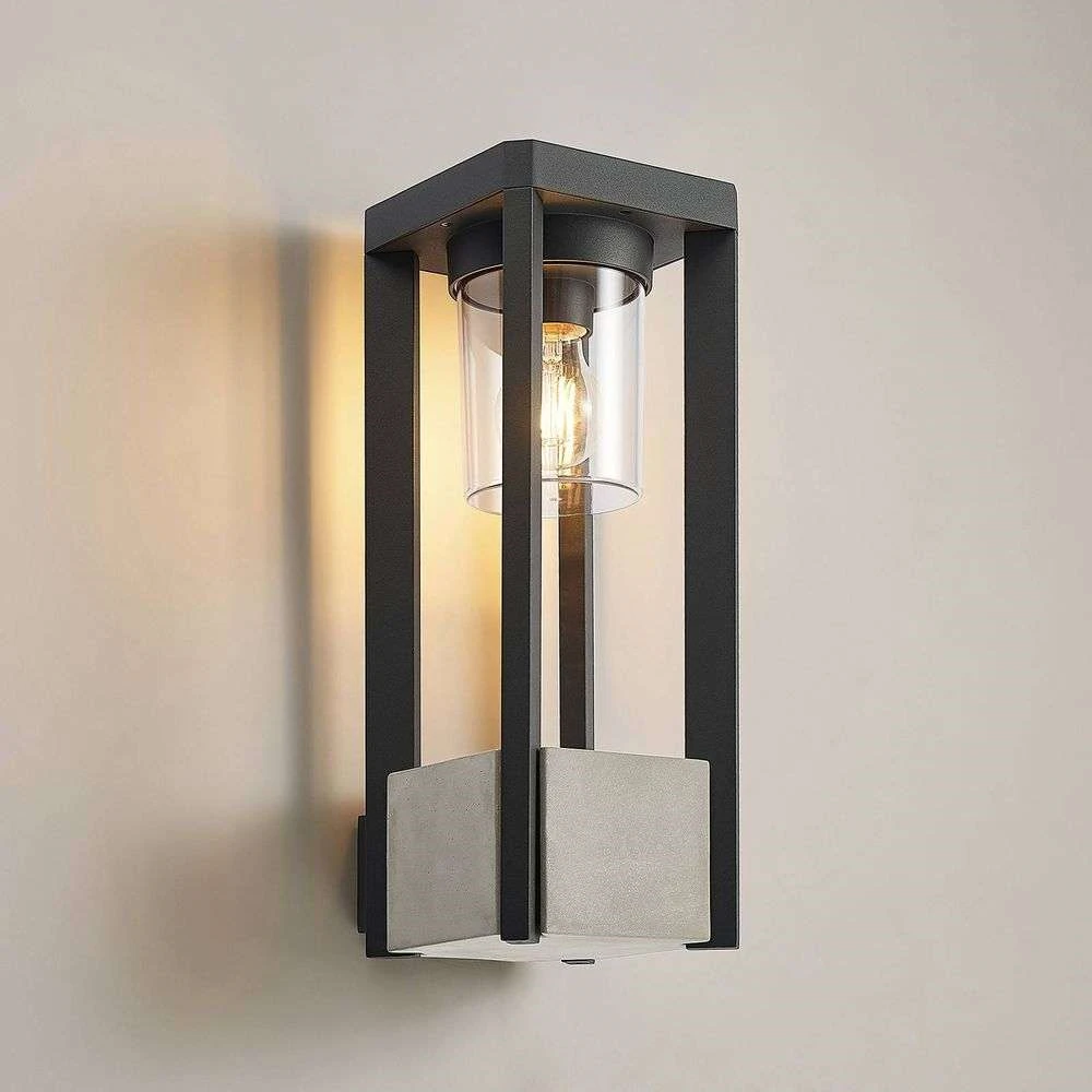 Kalisa Square Buiten Wandlamp Dark Grey - Lucande - Koop Online 5 Kalisa Square Buiten Wandlamp Dark Grey - Lucande - Koop Online - Afbeelding 3