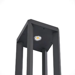 Kalisa Square LED Tuinlamp H70 Dark Grey - Lucande - Koop Online -Lucande 4251911703368lucande kalisa led wegeleuchte eckig5