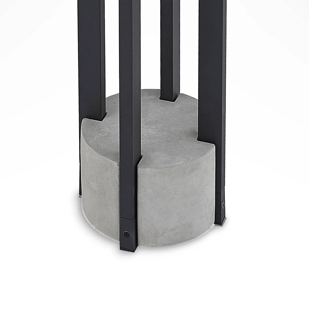 Kalisa Round LED Tuinlamp H68 Dark Grey - Lucande - Koop Online 7 Kalisa Round LED Tuinlamp H68 Dark Grey - Lucande - Koop Online - Afbeelding 5