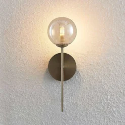 Wynina 1 Wandlamp Brass/Amber - Lucande - Koop Online -Lucande 42519117044406