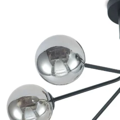 Wynina 7 Plafondlamp Black/Smoke - Lucande - Koop Online -Lucande 42519117044955