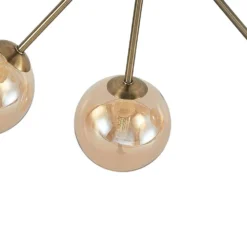 Wynina 7 Plafondlamp Brass/Amber - Lucande - Koop Online -Lucande 42519117045016