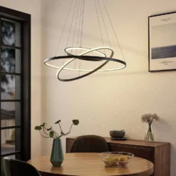 Filippa Hanglamp Matt Black/White - Lucande - Koop Online -Lucande 42519117051573