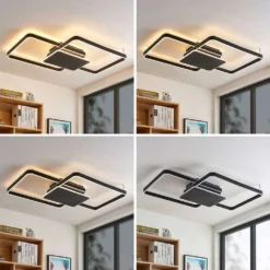 Kadira 102 Plafondlamp Black - Lucande - Koop Online -Lucande 42519117105402