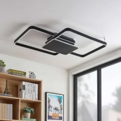 Kadira 102 Plafondlamp Black - Lucande - Koop Online -Lucande 42519117105403