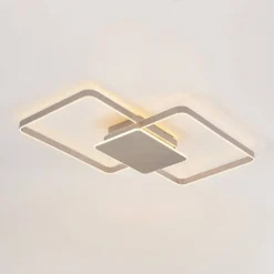 Kadira 102 Plafondlamp Nickel - Lucande - Koop Online -Lucande 42519117105576