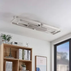 Kadira 120 Plafondlamp Nickel - Lucande - Koop Online -Lucande 42519117107793