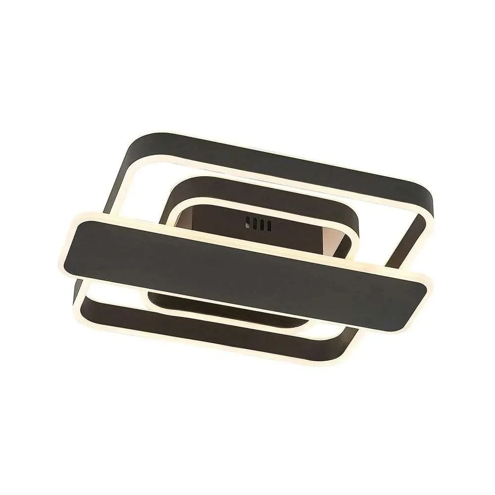 Linetti Square 40 Plafondlamp Black - Lucande - Koop Online 3 Linetti Square 40 Plafondlamp Black - Lucande - Koop Online