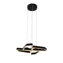 Quinn 4 Hanglamp Black/Gold - Lucande - Koop Online