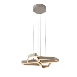 Quinn 4 Hanglamp Nickel - Lucande - Koop Online