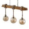 Mevan 3 Hanglamp Wood/Amber - Lucande - Koop Online