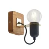 Becky Wandlamp Black/Wood - Lucande - Koop Online