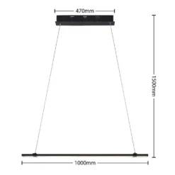 Tarium Hanglamp Black - Lucande - Koop Online -Lucande 42519117120705
