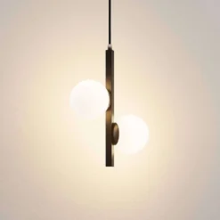 Emarin Hanglamp Black/Opal - Lucande - Koop Online -Lucande 42519117130536