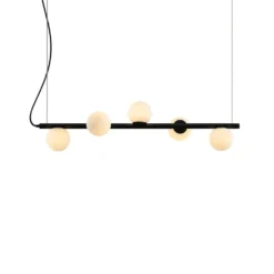 Emarin Long Hanglamp Black/Opal - Lucande - Koop Online