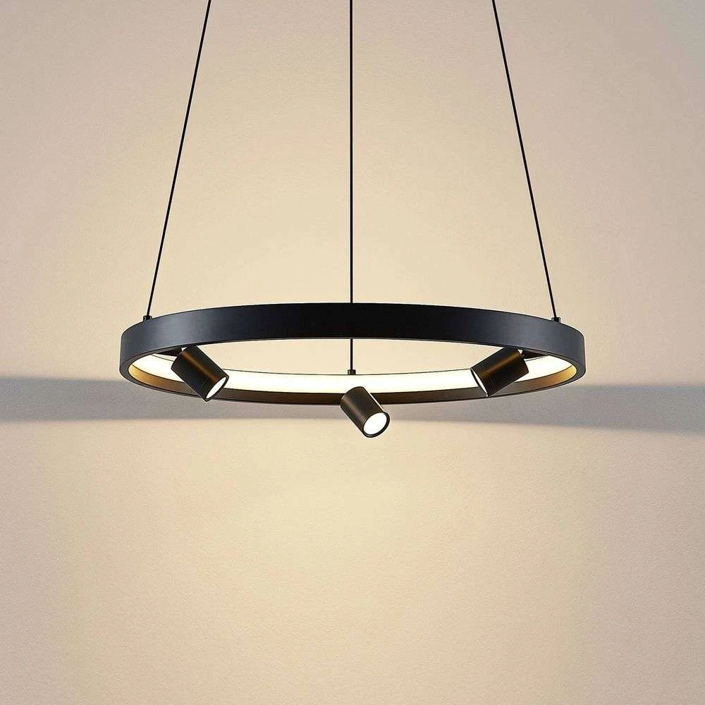 Paliva Hanglamp Ø48 Black - Lucande - Koop Online 8 Paliva Hanglamp Ø48 Black - Lucande - Koop Online - Afbeelding 6